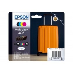 Epson 405 Multipack - pack de 4 - noir, jaune, cyan, magenta - original - cartouche d'encre Epson - 2