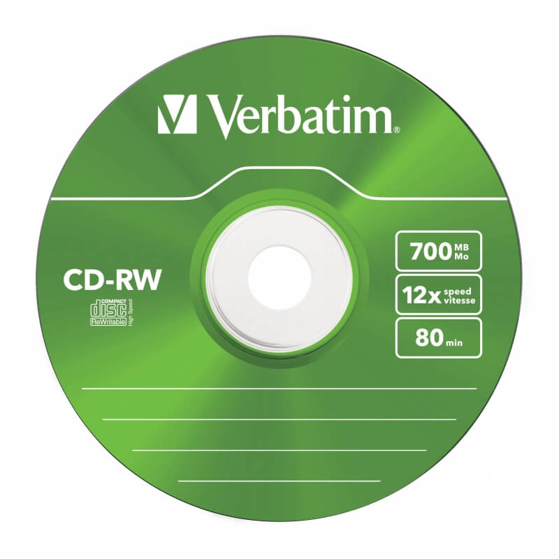 Verbatim CD-RW 700 Mo 12x (boite de 10) - CD vierge - LDLC