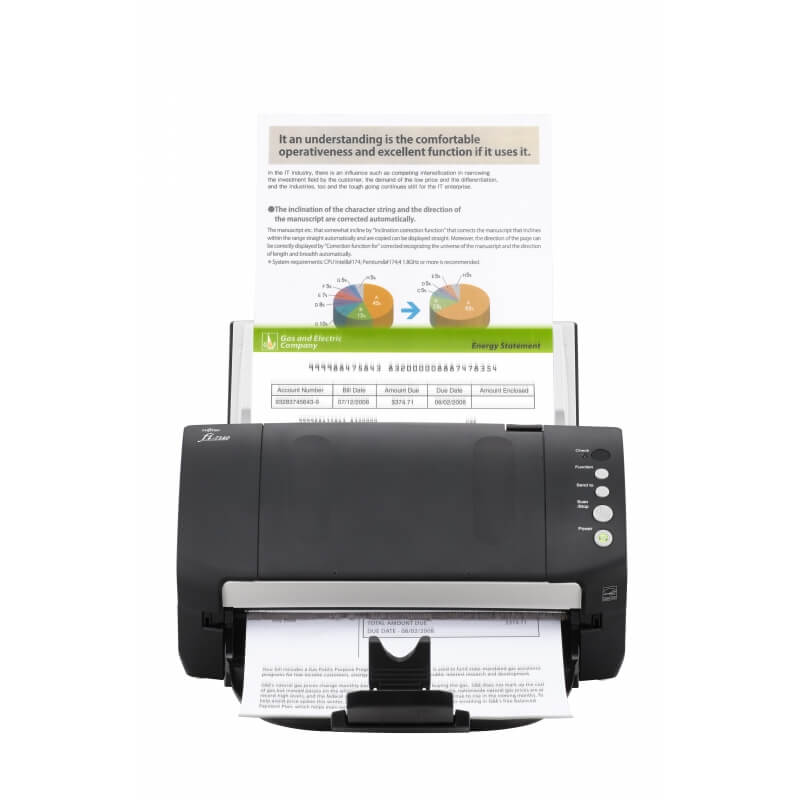 Fujitsu fi 6770A Scanner de documents Recto-verso Ledger 600 ppp x 600 ppp  jusqu'à 90 ppm (mono) / jusqu'à 90 ppm (couleur) Chargeur automatique de  documents ( 200 feuilles ) jusqu'à 15000