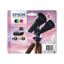 Epson 502XL Multipack - pack de 4 - haute capacité - noir, jaune, cyan, magenta cartouche d'encre d'origine Epson - 1
