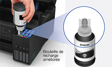 Pack Bouteilles EPSON 104 / C13T00P640 noir et couleur - bouteille